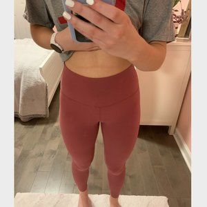 Pink Lululemon Align Leggings